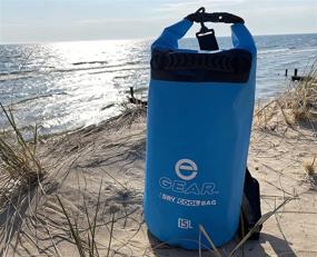 img 1 attached to 🎒 Enthusiast Gear: 15L Insulated Backpack Cooler Dry Bag - Leak Proof, Collapsible, Waterproof - Ideal for Kayaking, Fishing, Beach, Hiking