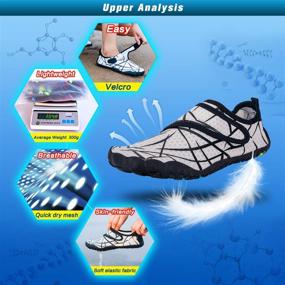 img 2 attached to 👣 Ansbowey Water Shoes: Quick-Dry Lightweight Barefoot Athletic Footwear for Beach Walking, Stream Trekking, Swimming Pool, Snorkeling, Driving, Jogging, Boating - Men's & Women's