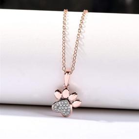 img 2 attached to 💎 Sterling CT TDW Diamond Pendant Necklace: Sparkling Jewelry for Girls' Necklaces & Pendants