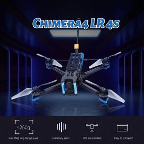 img 3 attached to 🚁 iFlight Chimera4 Long Range FPV Freestyle 4-inch BNF Drone featuring TBS Crossfire Nano RX