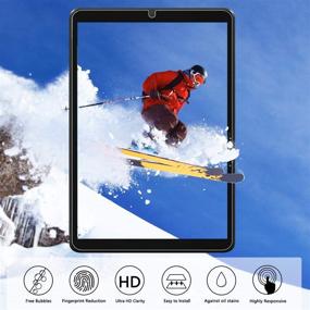 img 1 attached to 📱 (Pack of 2) Orzero Tempered Glass Screen Protector for Lenovo Tab M8 (8 inch), 9H HD Hardness (Lifetime Replacement)