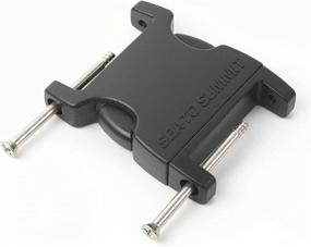 img 2 attached to 🔒 Sea To Summit 20 mm Black Field Repair Side Release Buckle with 2 Pins
