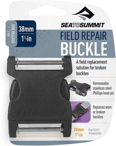 img 1 attached to 🔒 Sea To Summit 20 mm Black Field Repair Side Release Buckle with 2 Pins