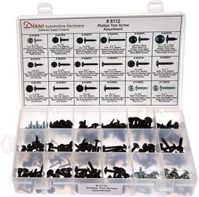 img 1 attached to Complete Phillips Trim Screw Assortment by Disco Automotive - 8112 Model