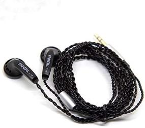 img 1 attached to 🎧 FAAEAL Snow-Lotus 1.0/1.0+ HiFi Earphone 64 Ohm DIY Heavy Bass Sound Quality Music Earphones DJ Earphones - Black