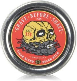 img 2 attached to 🚬 GRAVE BEFORE SHAVE Cigar Blend Beard Balm: Indulge in Cigar/Vanilla Scented Grooming (4 oz.)