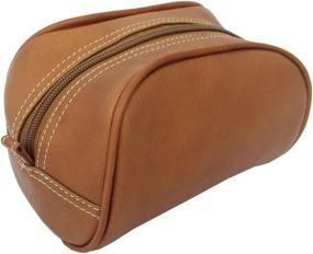 img 3 attached to Piel Leather Cosmetic Saddle Size Travel Accessories for Cosmetic Cases