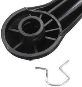 img 1 attached to AutoE 2X Ручка привода окна автомобиля с ручкой двери - черная (Honda/Civic 1984-2000) для повышения SEO