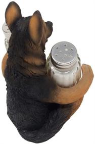 img 1 attached to 🐾 Authentic German Shepherd Police Dog Salt and Pepper Shaker Set: Perfect Kitchen Decor and K-9 Gift for Policemen!