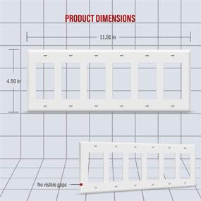 img 3 attached to Enerlites Receptacle Polycarbonate Thermoplastic 8836 W