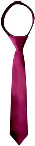 img 4 attached to Stylish and Versatile Champagne Microfiber Zipper Boys' Neckties by Spring Notion