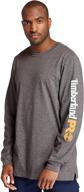 timberland pro blended long sleeve t shirt: quality men's clothing and t-shirts at their best! logo