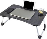 portable foldable table，breakfast standing desk（black） логотип