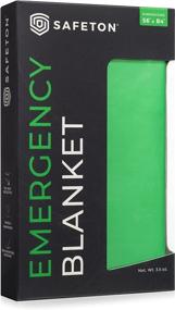 img 3 attached to 🔒 SAFETON Safeton Emergency Blanket Green: Ultimate Safety and Protection in Any Situation