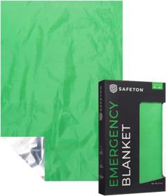 img 4 attached to 🔒 SAFETON Safeton Emergency Blanket Green: Ultimate Safety and Protection in Any Situation