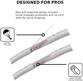 img 1 attached to 🔊 Используется звуковая проводка OSD 12/2, провод 12 AWG / сечение 2 проводника, сертифицированный по UL - На стену и прямую укладку в землю, оценка CL2/CL3 на 500 футов, медь без кислорода (OFC), неприхотливая упаковка без зацеплений - белая, дизайн для тяжелых нагрузок.
