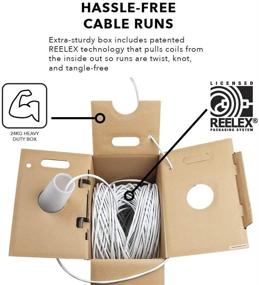 img 2 attached to 🔊 Используется звуковая проводка OSD 12/2, провод 12 AWG / сечение 2 проводника, сертифицированный по UL - На стену и прямую укладку в землю, оценка CL2/CL3 на 500 футов, медь без кислорода (OFC), неприхотливая упаковка без зацеплений - белая, дизайн для тяжелых нагрузок.