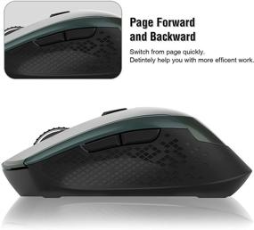 img 1 attached to 🖱️ RaceGT 2.4G Silent Cordless Mouse: High Precision and Ergonomic Design