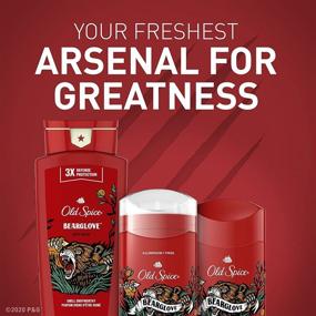 img 2 attached to 🐻 Stay Fresh and Confident with Old Spice Men's Bearglove Anti-Perspirant/Deodorant 2.6 oz (Pack of 6)