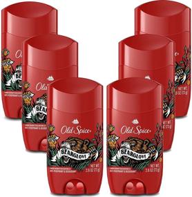 img 4 attached to 🐻 Stay Fresh and Confident with Old Spice Men's Bearglove Anti-Perspirant/Deodorant 2.6 oz (Pack of 6)