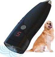 🐶 rechargeable ultrasonic dog bark deterrent - effective control range of 25 ft - bark control device for dogs - behavior training tool - dog barking deterrent with powerful control devices логотип
