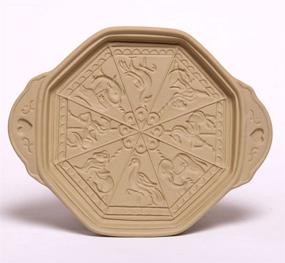 img 1 attached to Sweeten Your Baking with the Brown Bag Cookie Art Carousel Shortbread Cookie Pan