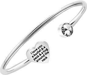 img 4 attached to KUIYAI I Love You a Bushel and a Peck Bracelet: A Perfect Gift for Moms and Grandmas