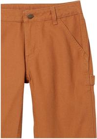 img 1 attached to 👖 Carhartt Boys' Canvas Dungaree: Rugged and Reliable Pants for Young Adventurers
