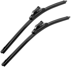 img 4 attached to 🚗 MIKKUPPA 22-inch + 18-inch Windshield Wipers - Replacement for 2015-2017 Chevy Colorado, 2015-2018 GMC Canyon - All Season Wiper Blades, Pack of 2