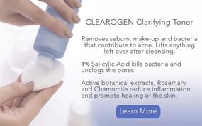 img 2 attached to 🌿 Clearogen Clarifying Toner: Natural Acne & Blemish Solution with Botanical Freshness, Balances Oil-Production & Unclogs Pores, 4.0 Fl Oz