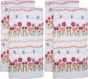 img 1 attached to Everyday Basic Printed Kitchen Towels Kitchen & Dining for Kitchen & Table Linens