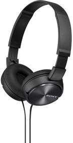 img 3 attached to Sony Metallic Black Foldable Headphones with Smartphone Mic and Control: Enhanced Audio Experience