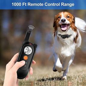 img 1 attached to 🐶 Enhance Dog Training with Rechargeable Shock Collar - 2 Receivers, Remote Control, Beep, Vibration, and Shock Modes