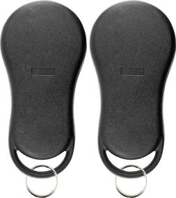 img 1 attached to 🔑 Pack of 2 KeylessOption Car Key Fob Replacements for GQ43VT17T 04602260 - Keyless Entry Remote Control