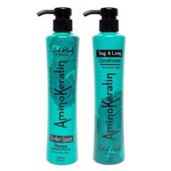 🌟 the besties aminokeratin hair shampoo & conditioner set (12 oz) - ultimate frizz fighter and hair revival duo - color safe, suitable for all hair types logo