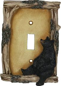 img 1 attached to 🐻 River's Edge 617 Bear Single Switch Plate Cover