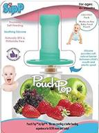 🍼 pouchpop topper - 4 count for pouch feeding, suitable for babies 4 months and older logo
