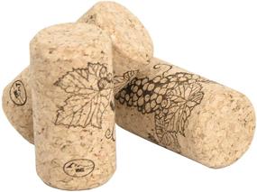 img 1 attached to 🍾 Pack of 100 #8 Straight Corks, 8" x 1 3/4" - Premium Quality Cork Stopper for Various Uses