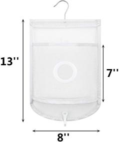 img 3 attached to 🚿 ALYER Small Hanging Mesh Shower Caddy: Neatly Organize Toiletries and Bath Accessories (White)