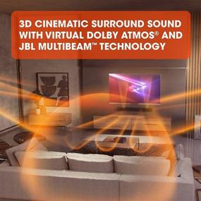 img 3 attached to JBL BAR5.0 5-канальная многолучевая саундбар | Виртуальный звук Dolby Atmos | серо-черный цвет