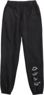 soly hux graphic elastic sweatpants sports & fitness and running logo