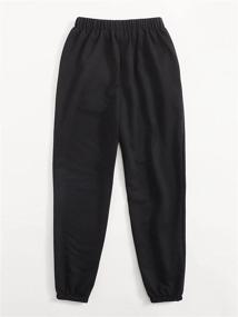 img 3 attached to SOLY HUX Graphic Elastic Sweatpants Sports & Fitness and Running