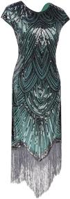 img 3 attached to Womens Flapper Dresses Fringed XX Large Women's Clothing