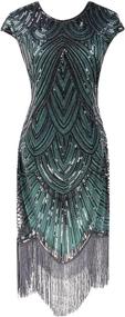 img 4 attached to Womens Flapper Dresses Fringed XX Large Women's Clothing