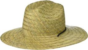 img 3 attached to BROOKLYN ATHLETICS Men's Straw Sun Classic Beach Hat: Stylish Raffia Wide Brim for Maximum Protection