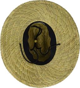 img 2 attached to BROOKLYN ATHLETICS Men's Straw Sun Classic Beach Hat: Stylish Raffia Wide Brim for Maximum Protection