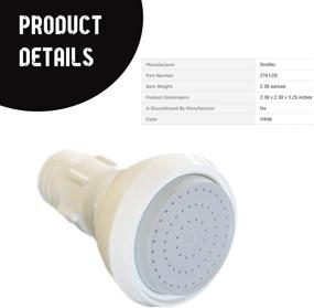 img 3 attached to 🚿 Premium Italian-Made Siroflex White Shower Head: Elevate Your Shower Experience