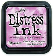 ranger dis-27195 tim holtz victorian velvet distress ink pad: vibrant and versatile! logo