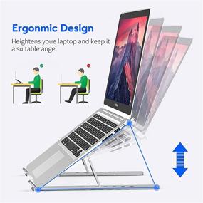 img 3 attached to 🖥 Senose Портативная подставка для компьютера: регулируемая и совместимая везде