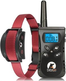 img 4 attached to Paipaitek Waterproof Humane Vibration Dog Training Collar with Remote, Rechargeable & Up to 1600Ft Range - No Shock or Prongs